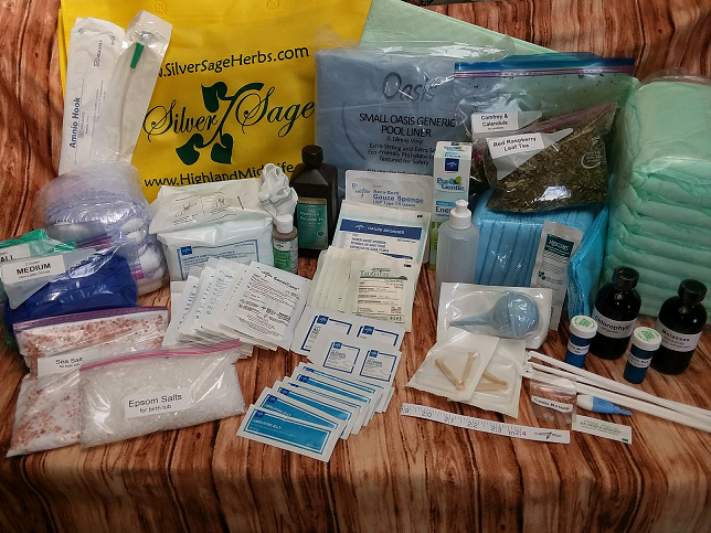 Birth Supply Kits for Highland Midwife